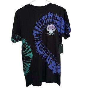 Paper Planes Jay-Z Tie Dye T Shirt Lovers Rock Steady Streetwear Sz Small‎